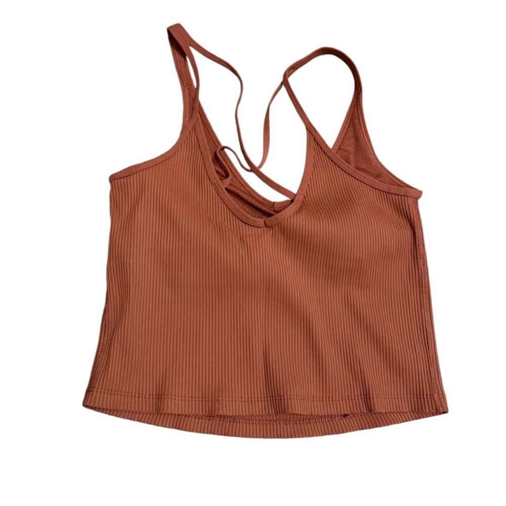 Vuori Rib Tank Top Marsala Pink - Picture 5 of 5